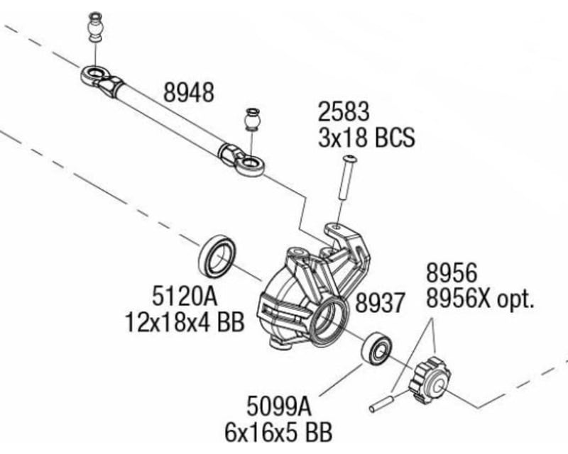 Aluminum Steering Toe Links Maxx