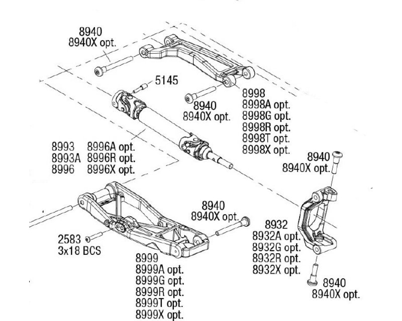 Aluminum Upper Arms TRA Wide Maxx