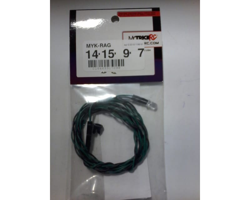 5mm Green Airplane LED 39 inch wire length