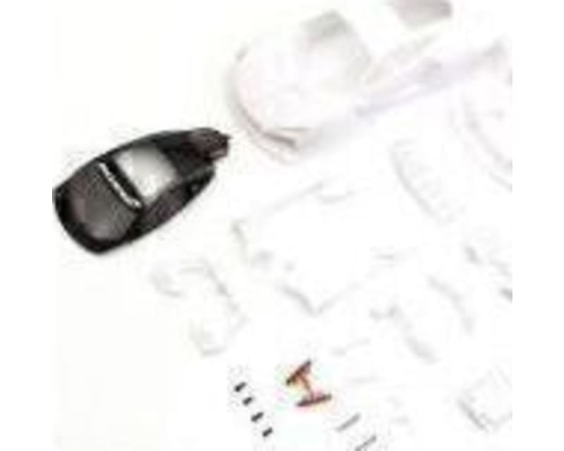 Mini-Z Mr-03 Mclaren Senna Gtr Body W/Wheels (Unpainted)