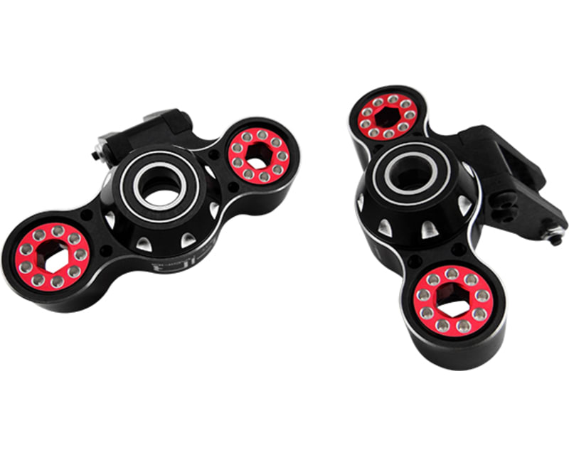 Aluminum Steering Blocks w/ HD Bearings - Fazon Bigrock Nero