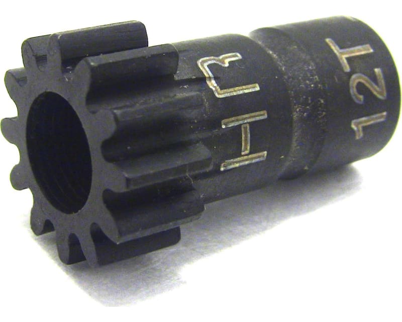 Mod 1 Long Shank 5mm Bore 12t Pinion Gear