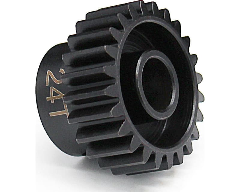 Tap to zoom 24t Steel Mod 1 Pinion Gear 8mm Bore