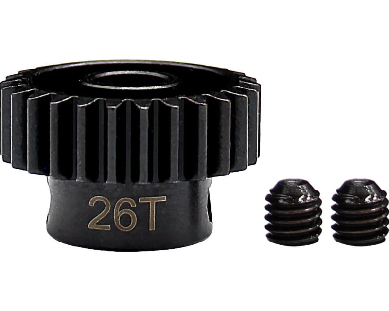Tap to zoom 26t Steel Mod 1 Pinion Gear 8mm Bore