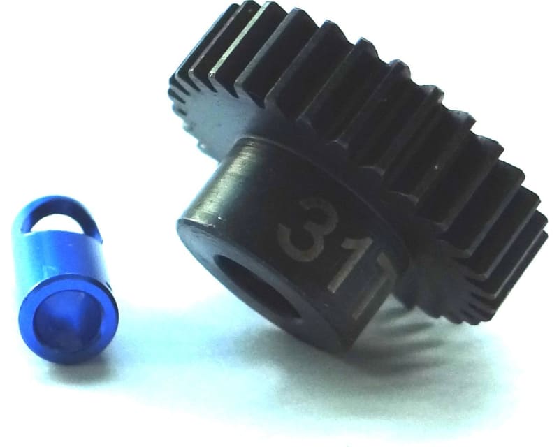 Tap to zoom 31t Steel Mod 0.6 Pinion Gear 5mm