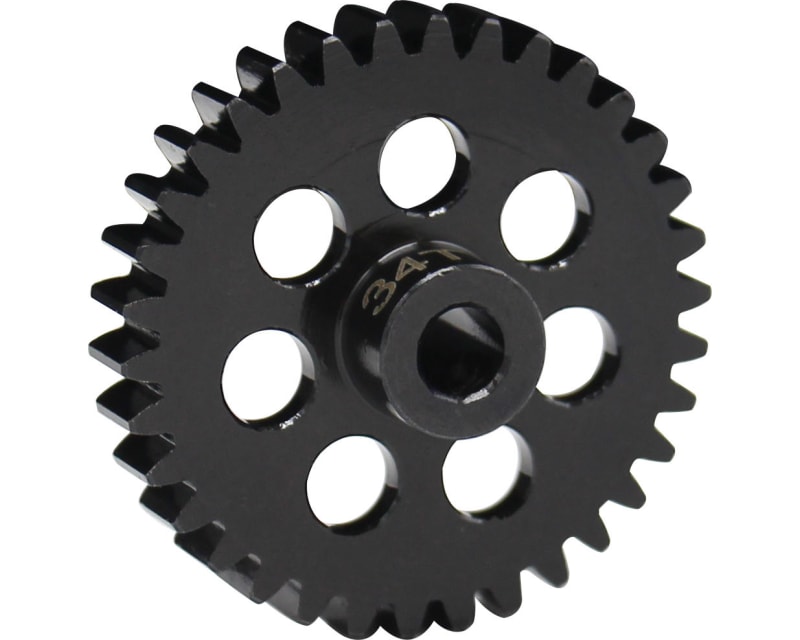 Tap to zoom 34t Steel Mod 1 Pinion Gear 5mm