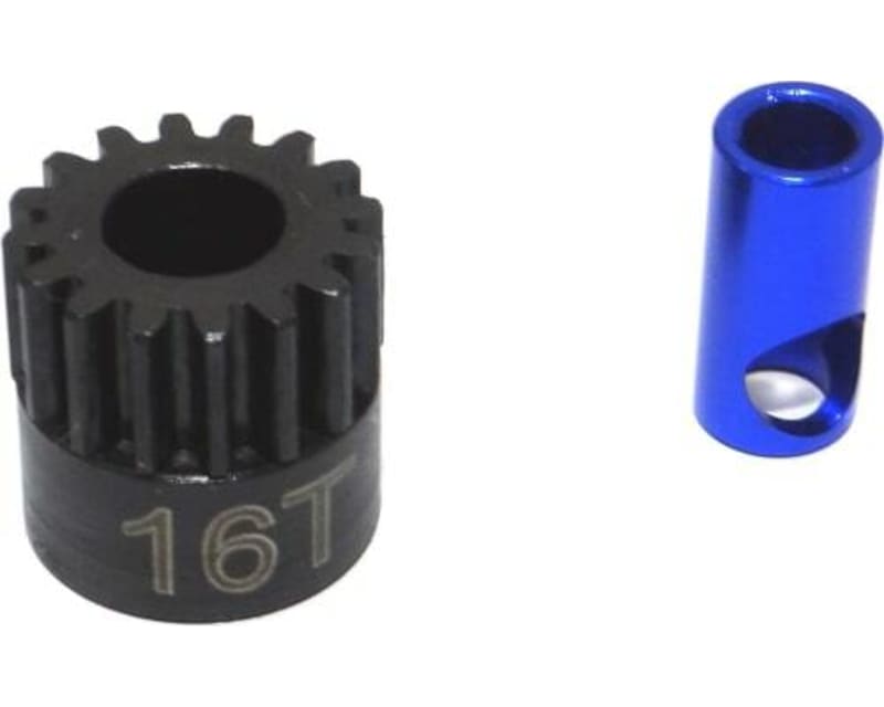 Tap to zoom 16t Steel 48P Pinion Gear 5mm