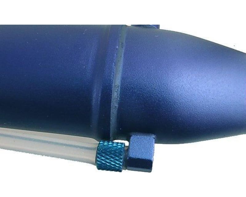 Blue Alum. Fuel Line Retainers (6)