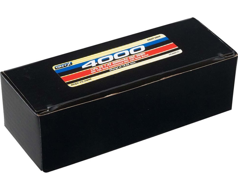 Tap to zoom LiPo 2S 7.4V 4000mAh 40C Hard Case Star Plug