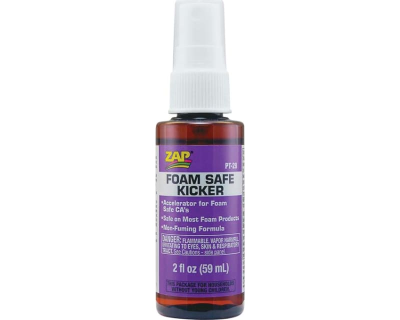 Tap to zoom Zap Adhesives Foam Safe Kicker 2 Oz