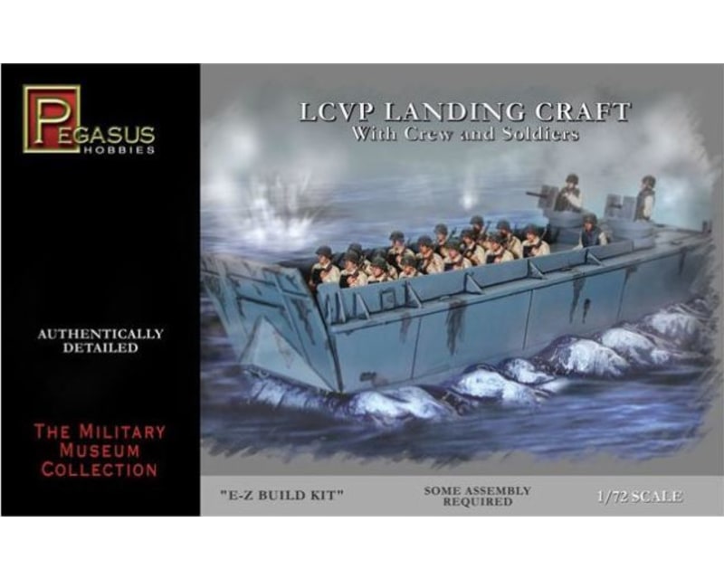 1/72 Lcvp Landing Craft Plastic Model