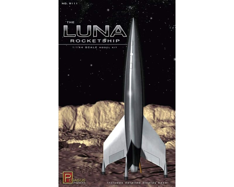 Luna Rocketship 1/144 Scale Plastic Model Kit