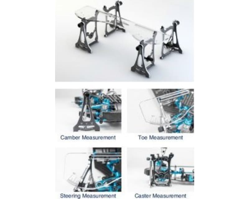 Camber Toe Steering Caster Measurement Setup Tool System 1:10