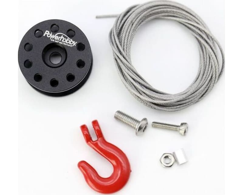 Low Profile 25T Servo Winch Spool Kit Black photo