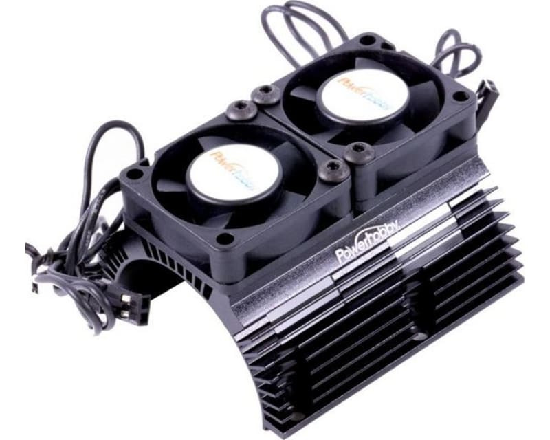 Power Hobby Heat Sink W/ Twin Black