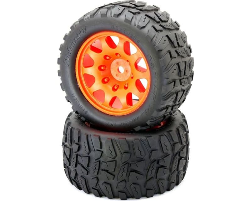 Raptor XL Belted Tires / Viper Wheels (2) TRA 8S-Oran photo