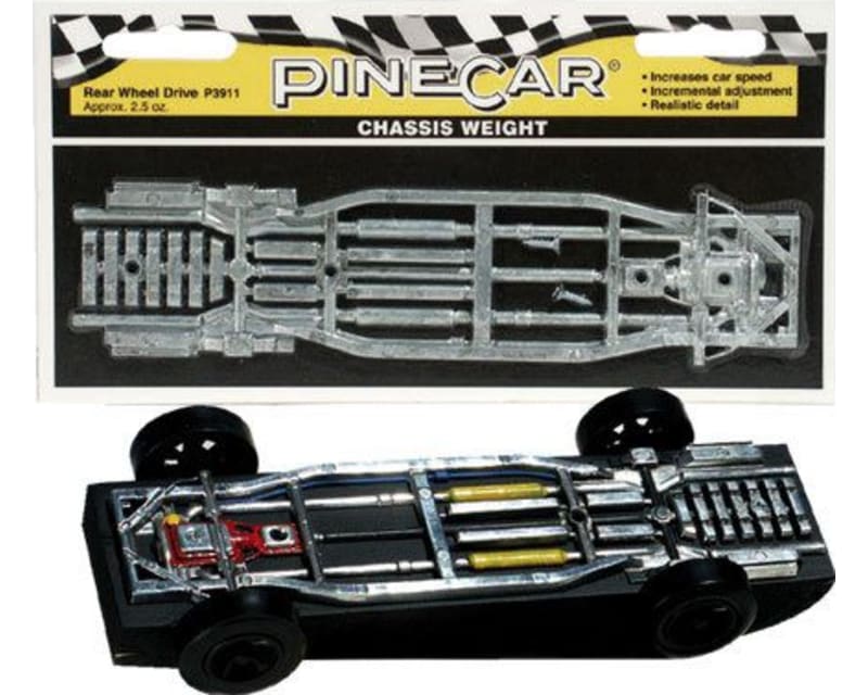 Chassis Weight Rear Wheel Drive 2.5 oz