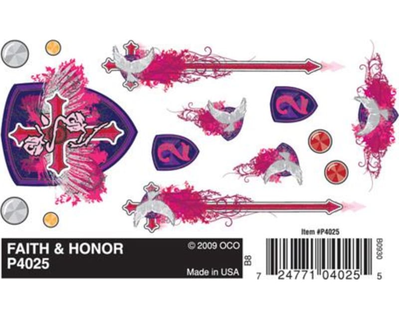 Dry Transfer Decals Faith & Honor photo