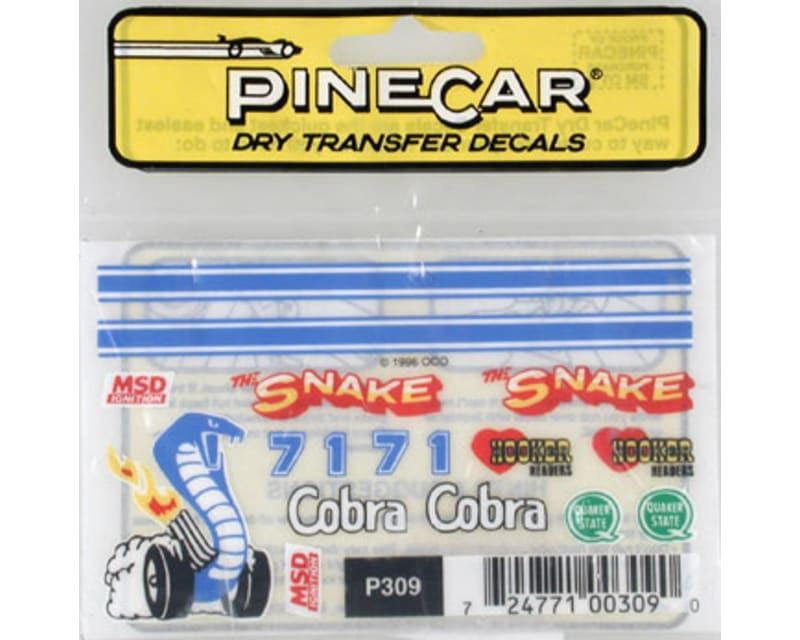 Dry Transfer Decals Cobra