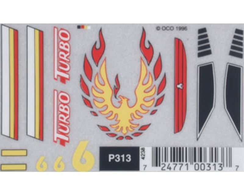 Dry Transfer Decals Turbo