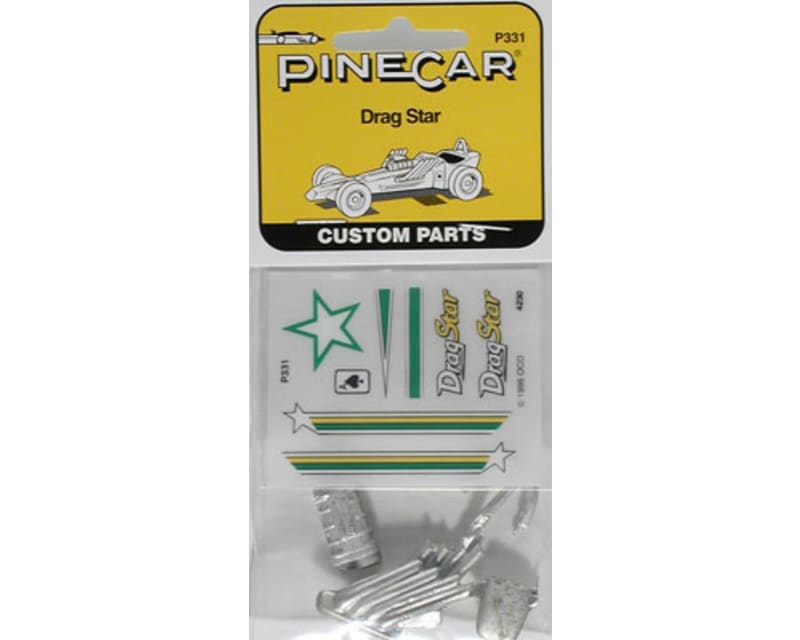 Tap to zoom Custom Parts w/Decals Drag Star