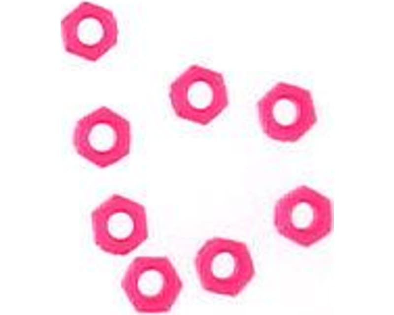 Neon pink 2.6mm lock nut