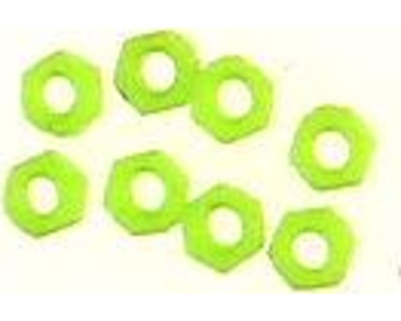 Fluorescent green 2.6mm nuts