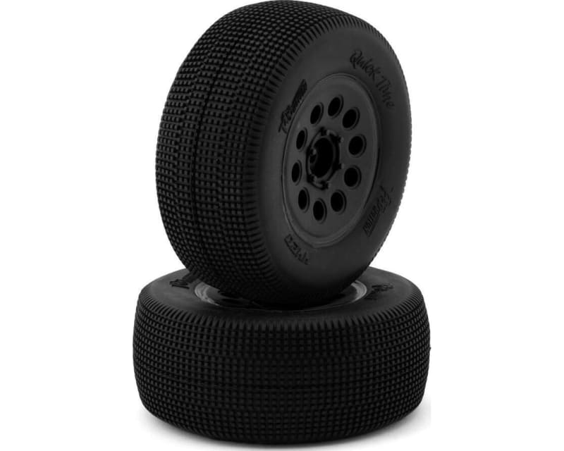 Tap to zoom Quicktime Sct 2.2 Short Course Pre-Mounted Tires (Black) (2) (T1
