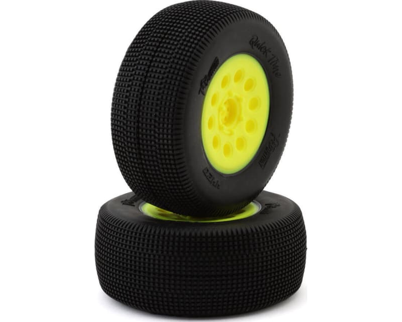 Tap to zoom Quicktime Sct 2.2 Short Course Pre-Mounted Tires (Yellow) (2) (T