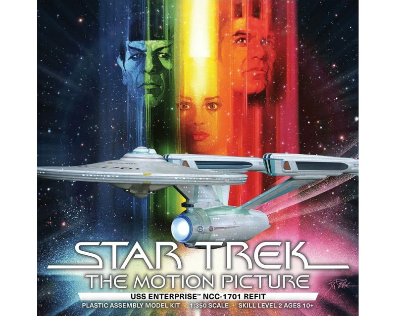 1/350 Star Trek U.S.S. Enterprise Refit Plastic Model Kit