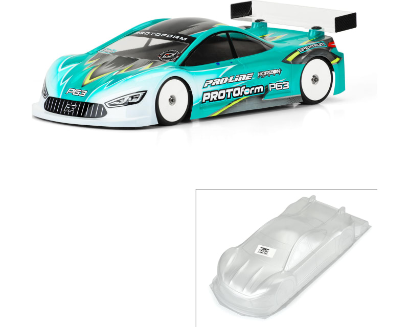Tap to zoom 1:10 P63 Pro-Lite 0.5mm Clear Body for 190mm TC