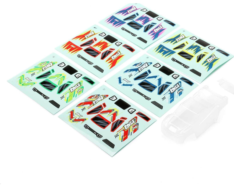 Axis T Body Proline OE Spoiler Stickers Clear: Micro-T