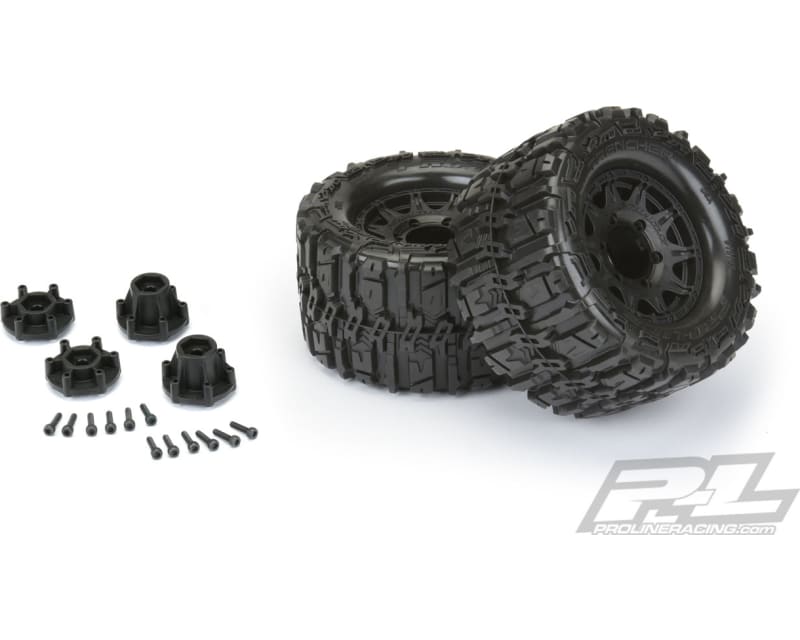 Trencher Hp 2.8 All Terrain Belted Truck Tires Mounted On Raid B