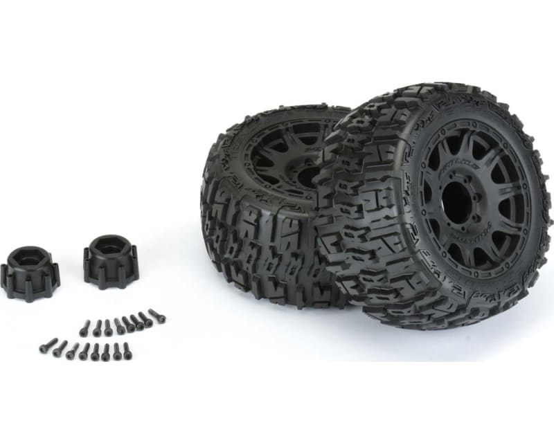 Tap to zoom Trencher Lp 3.8 All Terrain Tires Mounted 17mm F/R (2)