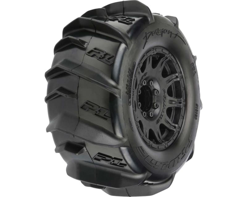 Dumont 3.8 Paddle Mounted On Raid Black 17mm F/R (2)