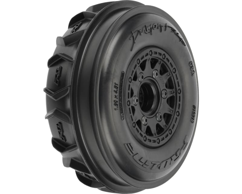 1:10 Dumont Front Paddle/Rib 2.2 /3.0 SC Mounted 12mm Black Raid