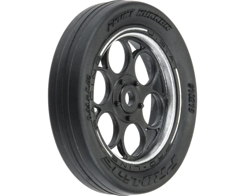 1/16 Front Runner Front Trs Mounted7mmBlk/Sil:MiniDrag 2