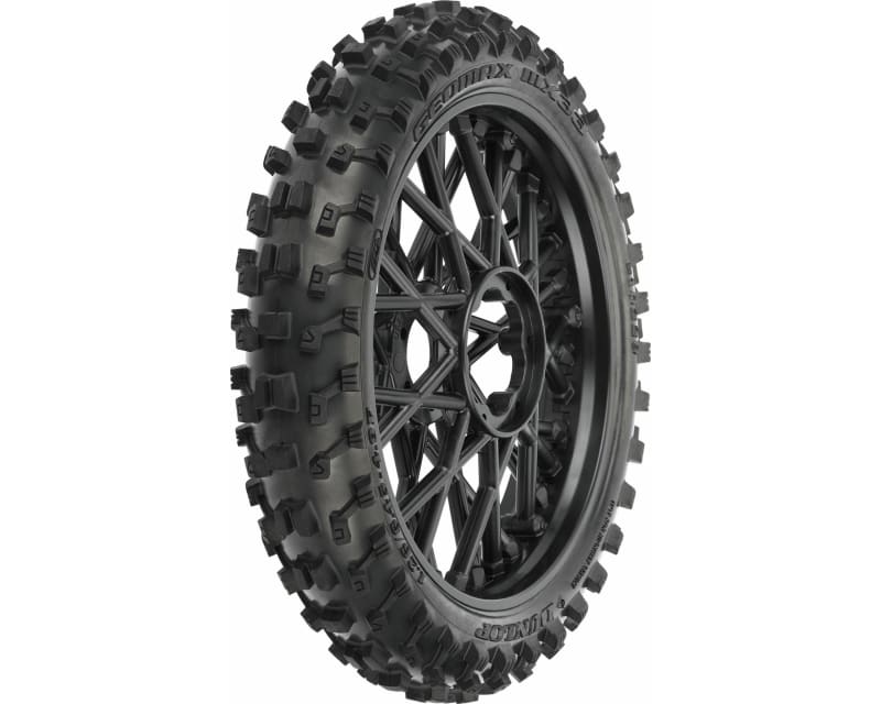 Dunlop Geomax MX33 V2 Bead CR4 Front Tire MTD Bullyspoke Black: