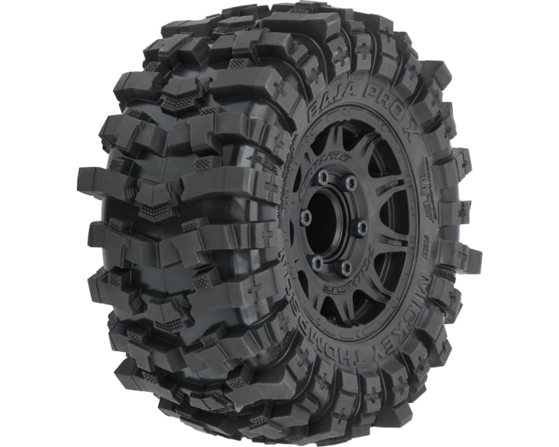 Tap to zoom Mickey Thompson Baja Pro X 2.8 Tires Mounted on Raid Black 6x30