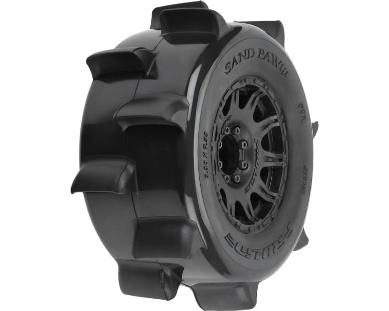 Sand Paw HP BELTED F/R 3.8 MT Tires MTD 17mm Black Raid 2