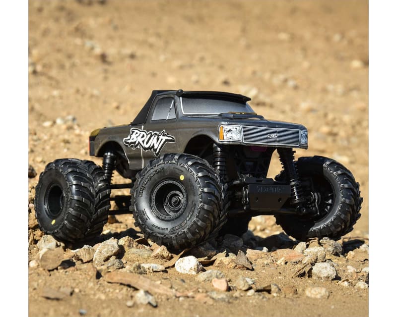 Dreadnaught Mounted Black Wheel F/R 4 for Arrma Gorgon/Quake Gro