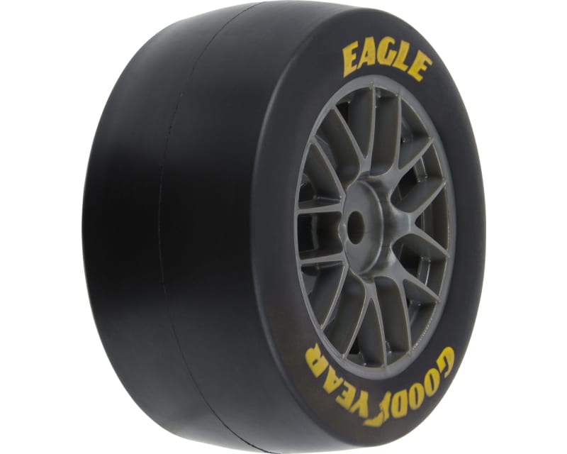 Goodyear Eagle Soft Tire F/R MTD Grey for Losi NASCAR Race Car 4