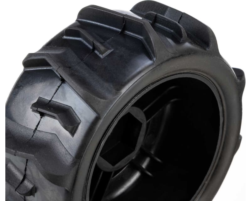 Dumont F/R Tires Mounted 12mm Black Split Six 4 for ARRMA MOJAVE