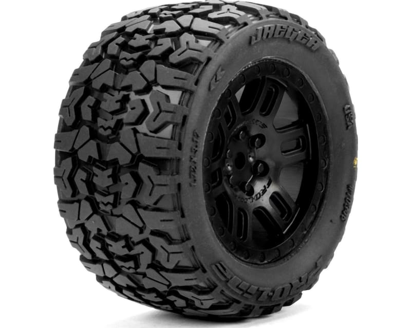 Tap to zoom Jaeger F/R MT Tires MTD 12mm Black Split Six 2 for ARRMA Mini KR