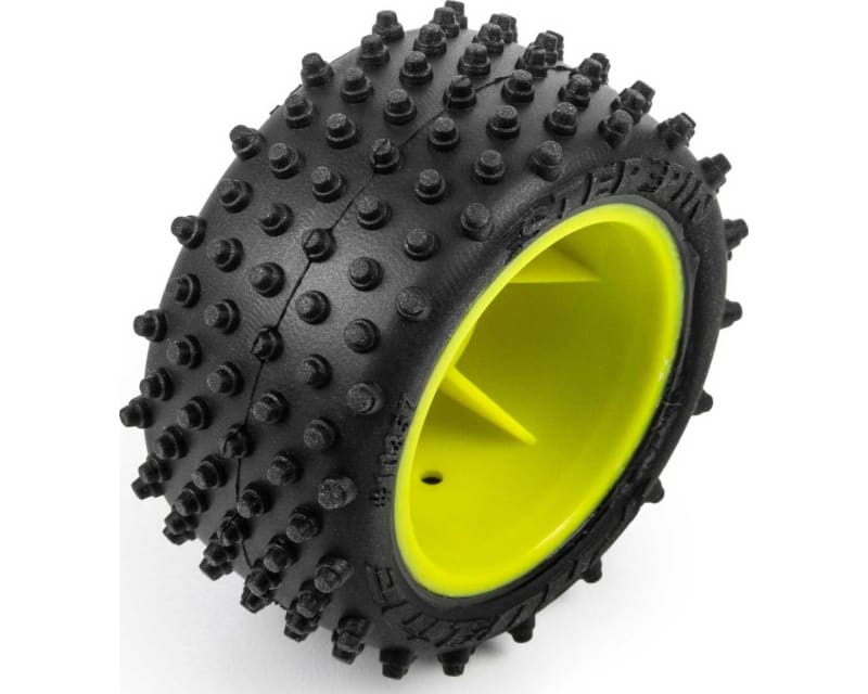 Tap to zoom Edge Front / Step Pin Rear Tires Mounted 7mm Yellow 4 : Losi Mic