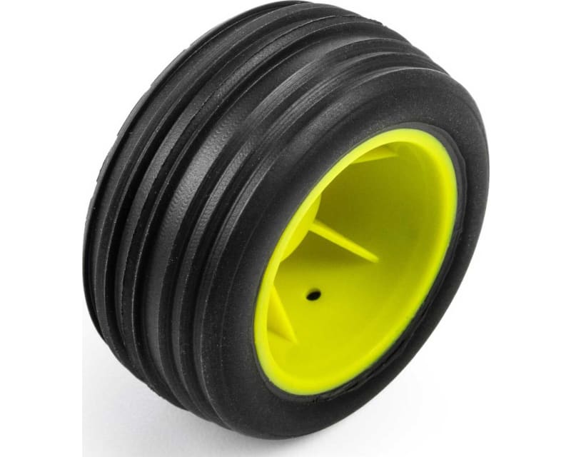 Tap to zoom Edge Front / Step Pin Rear Tires Mounted 7mm Yellow 4 : Losi Mic