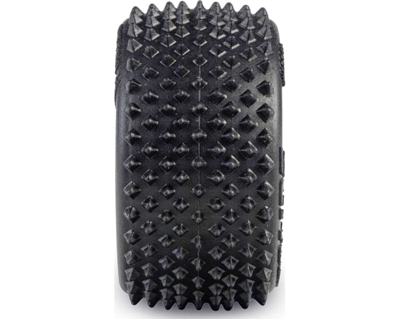 Prism F/R Carpet Tires Mounted 7mm White 4 : Losi Micro-T