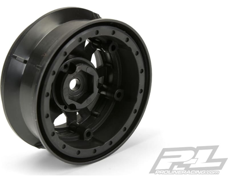 Front R Impulse 1.9 Black Plastic Bead-Loc wheel:Crawler