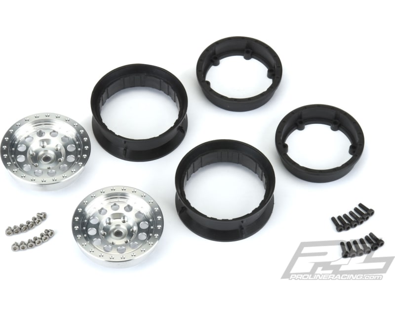 Rock Shooter 1.9 Aluminum Bead-Loc Wheels Crawlers F/R