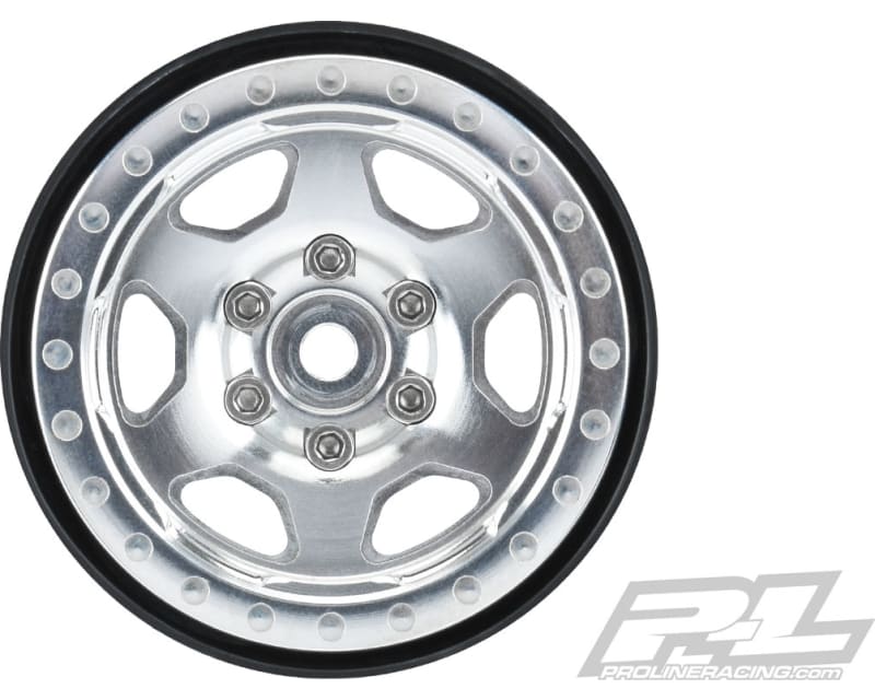 Crestline 1.9 Aluminum Bead-Loc wheels Crawler F/R Pair